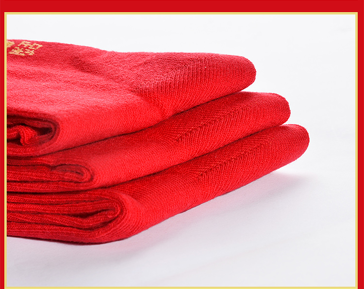 Heng Heng Xianghong vớ cotton cotton nam giới - Bít tất nữ tất nữ cổ cao