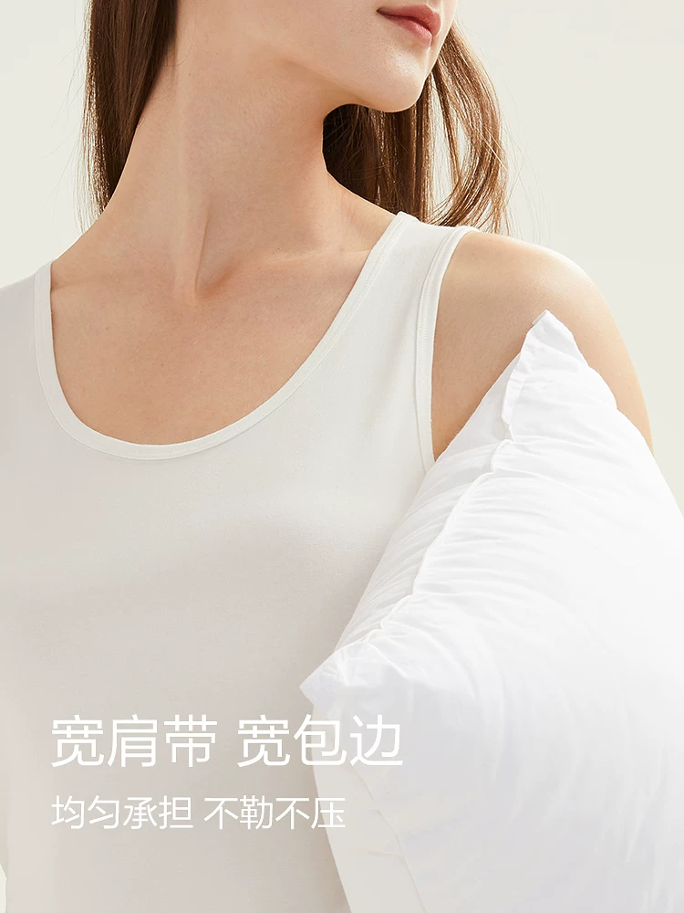 恒源祥 Cotton base thin breathable tank top sleevless, slim fit