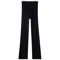 Hengyuanxiang Shark Pants Womens Outerwear 2024 New High Waist Tummy Control Butt Lifting Summer Thin Black Bottoming Barbie Pants