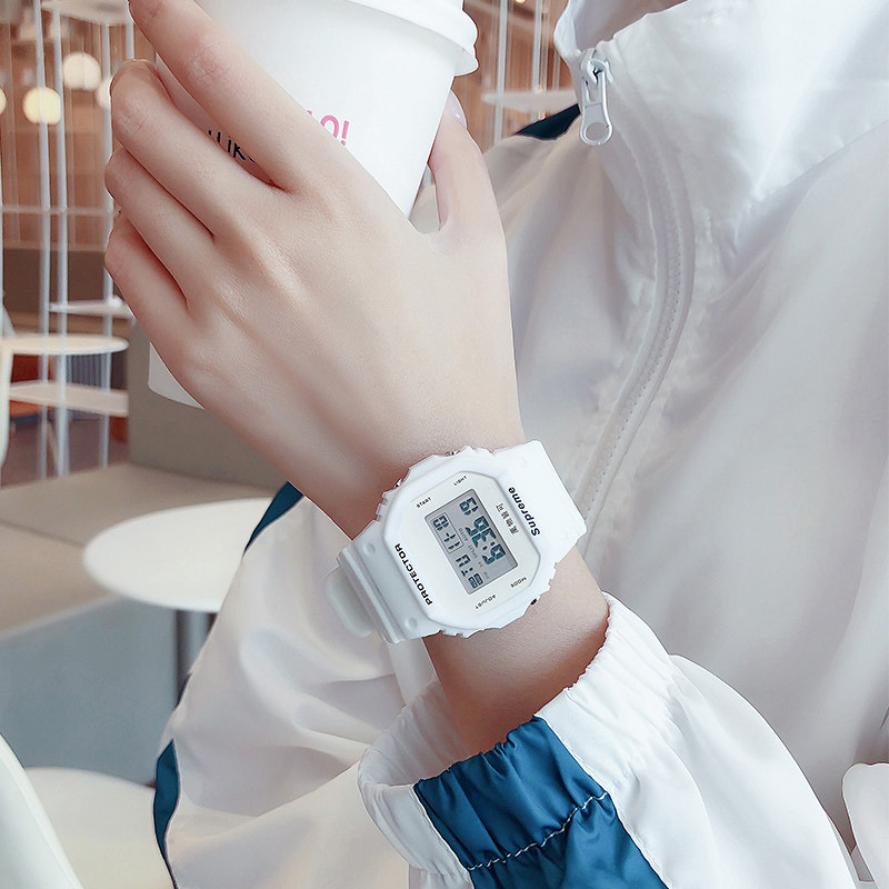Yang Zi same watch female ins style simple temperament junior high school student male watch waterproof electronic watch unicorn movement
