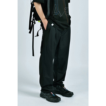 MANUFACTURE BY ATTEMPT elastic waist pleated trousers