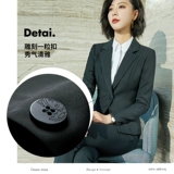 雀后 Пиджак классического кроя, весенний комплект, черная униформа медсестры, комбинезон, тренд сезона