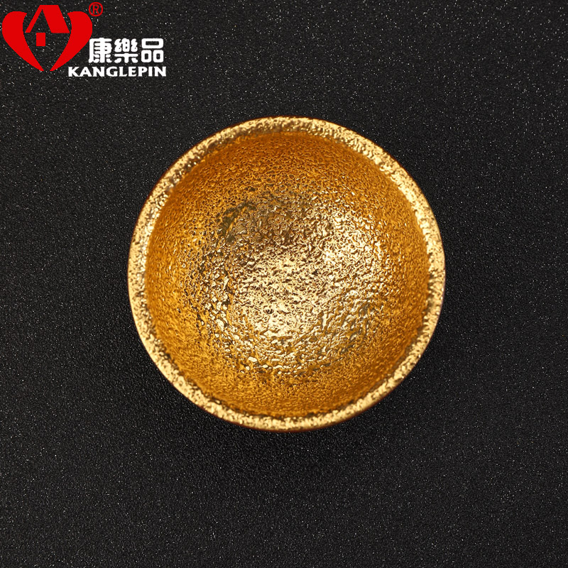 Recreational product yixing purple sand yellow marigold gold silver cup checking ceramic cups kung fu masters cup single CPU