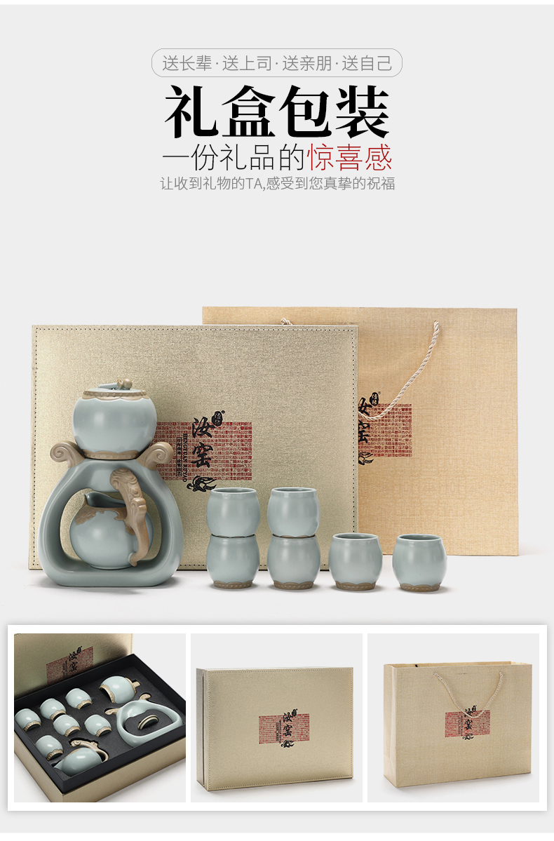 Recreational product master Chen Quangui tonggu quoted your up automatic tea set piece can raise your porcelain kung fu tea set