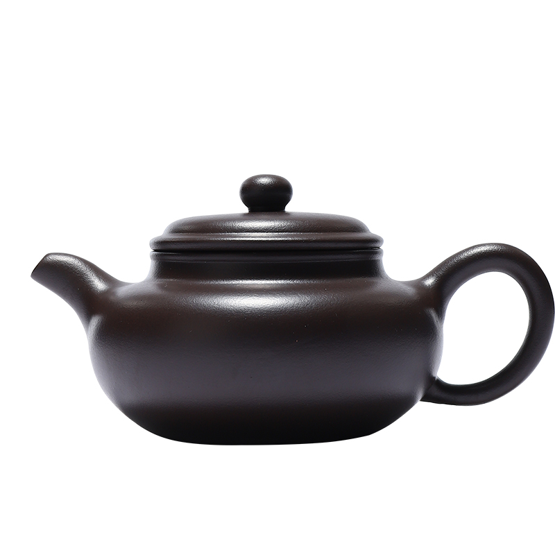 Recreational product purple clay pot of run of mine ore mud zhu hand antique pot of tea purple sand teapot household size capacity 200 c