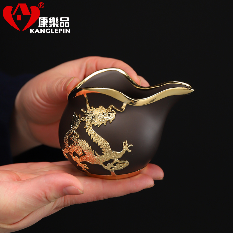 Recreational product ore violet arenaceous all pure hand with fair keller Jin Gongfu tea purple clay teapot tea is 150 ml