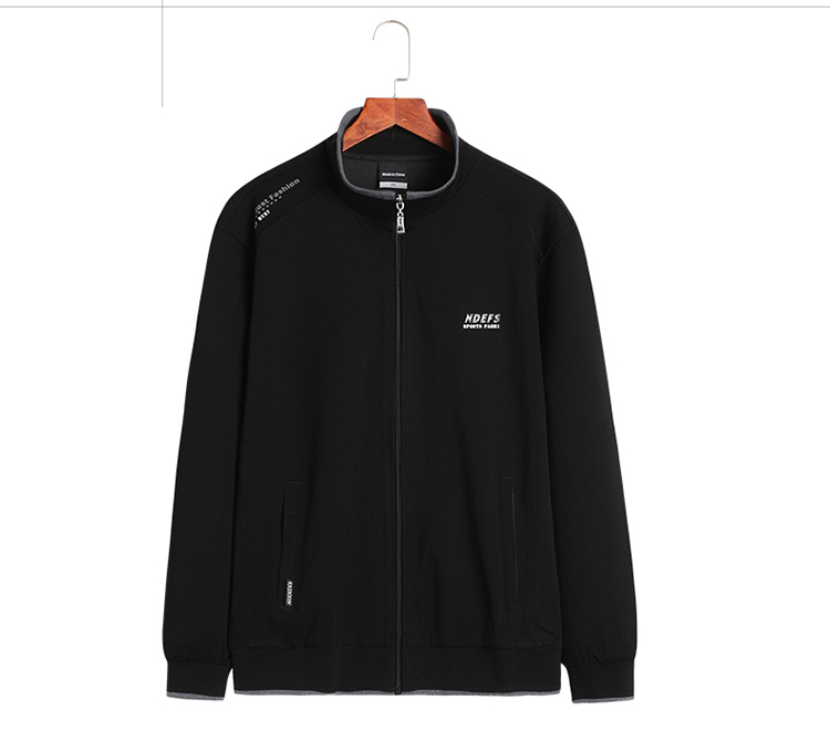 Quần áo thể thao nam cộng với phân bón XL trung niên mùa xuân và mùa thu quần áo nam thêm lớn quần cotton thể thao quần áo unisex