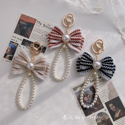 Оригинальный брелок с бантиком, подвеска