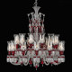 European-Style Villa Duplex Living Room Chandelier Hotel Clubhouse Cafe Lobby Hollow Crystal Chandelier Staircase Chandelier