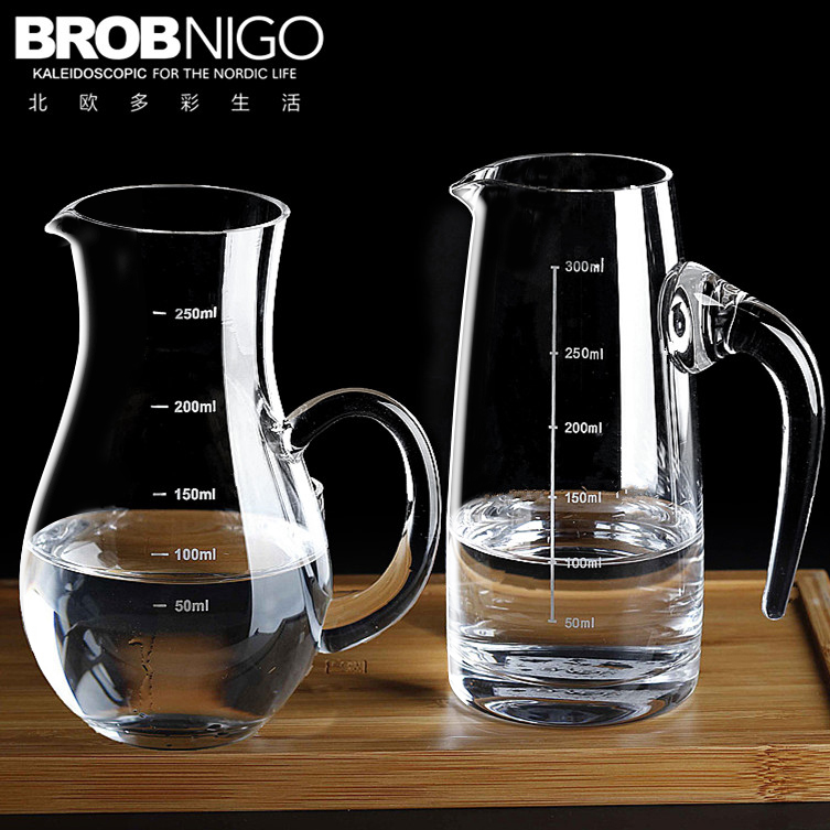 Crystal glass with scale liquor Wine Distributor Red Wine Wine Small Decanter Decanter Home Pour Wine Pot for Wine Pot