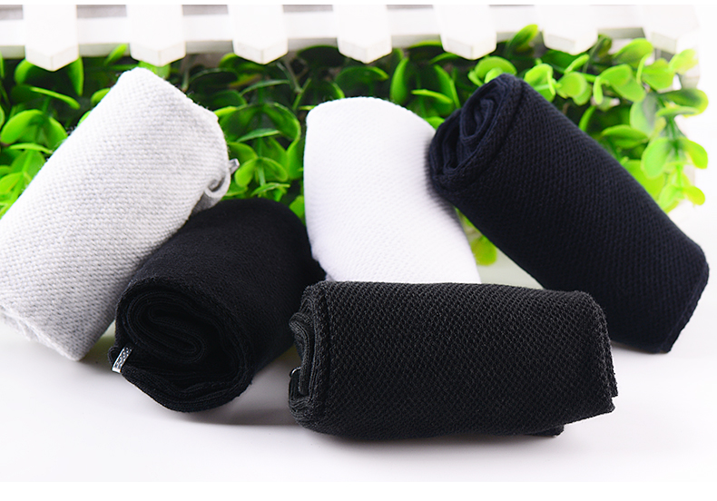 Langsha vớ nam cotton mùa hè phần mỏng trong ống siêu mỏng vớ cotton mùa hè thoáng khí khử mùi mồ hôi thấm vớ đích thực