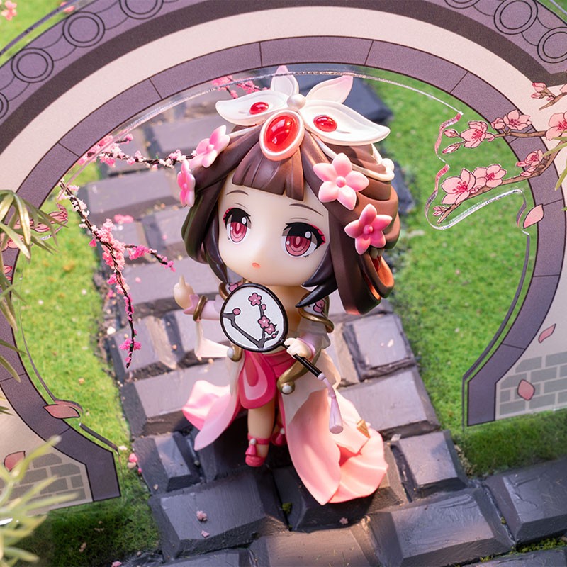 King's Glory Genuine Collection Series Zhen Ji's Garden Dream Q version model PVC doll game peripheral ornaments