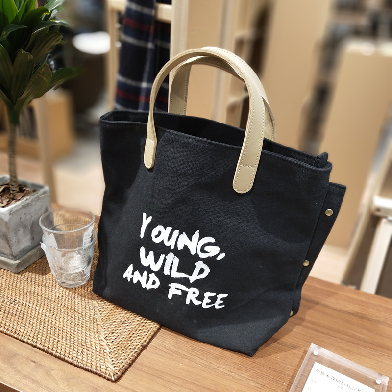 ins heat insulation lunchbox bag hand lunchbox bag hand carrying bag lady oxford canvas bag mommy bag casual Korean version