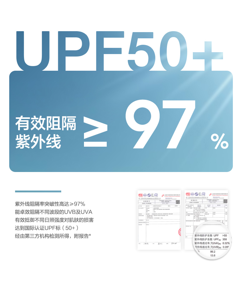 蕉下官旗连袖大码宽松防晒袖套商品图片-5