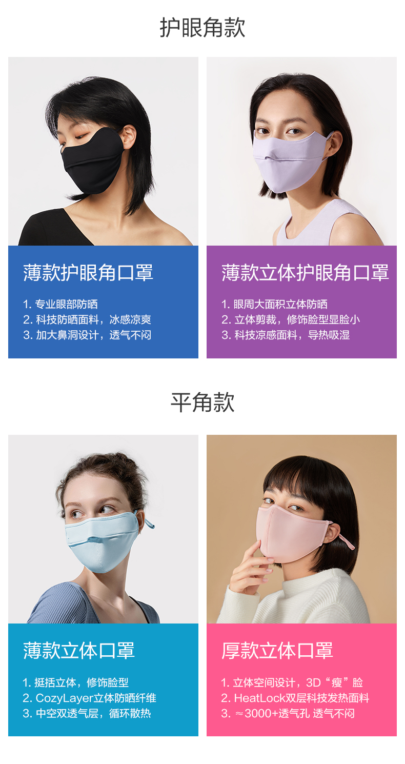 Beneunder 蕉下 防紫外线面罩 图1