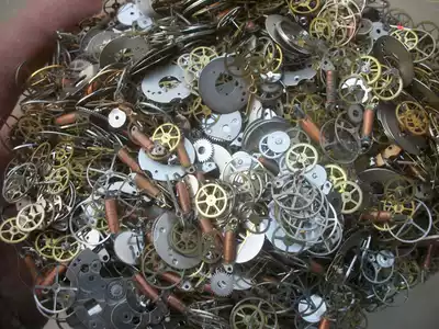 Waste clock accessories, various gear sheeting and other steampunk jewelry 50g 30 yuan