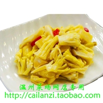 Wenzhou taste appetizer pedicel fresh and crisp flower vegetable stalk banquet cold dish 250g