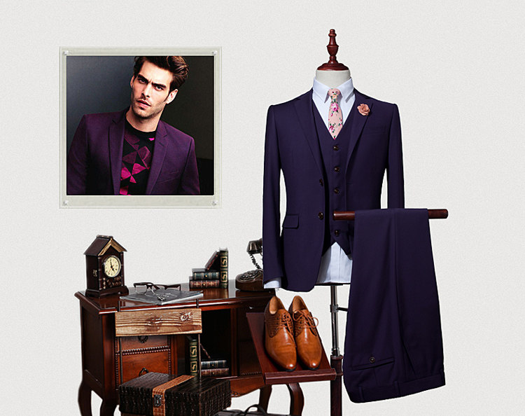 Costume homme en polyester pour Quatre saisons - Ref 1549626 Image 7