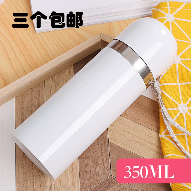 Bullet thermal transfer thermos cup 304 stainless steel blank thermos pot DIY semi-finished product printable photo consumables
