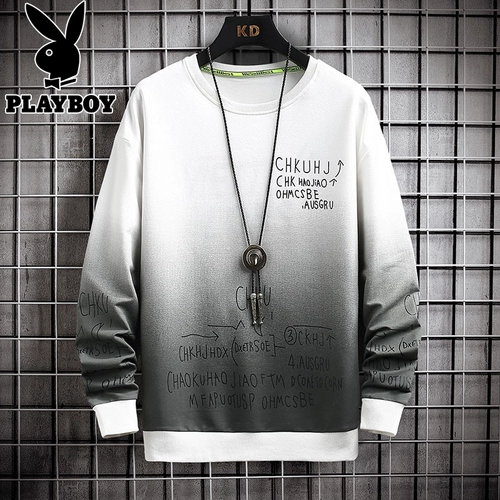 Playboy, мужской осенний зимний лонгслив, базовая демисезонная толстовка, коллекция 2023