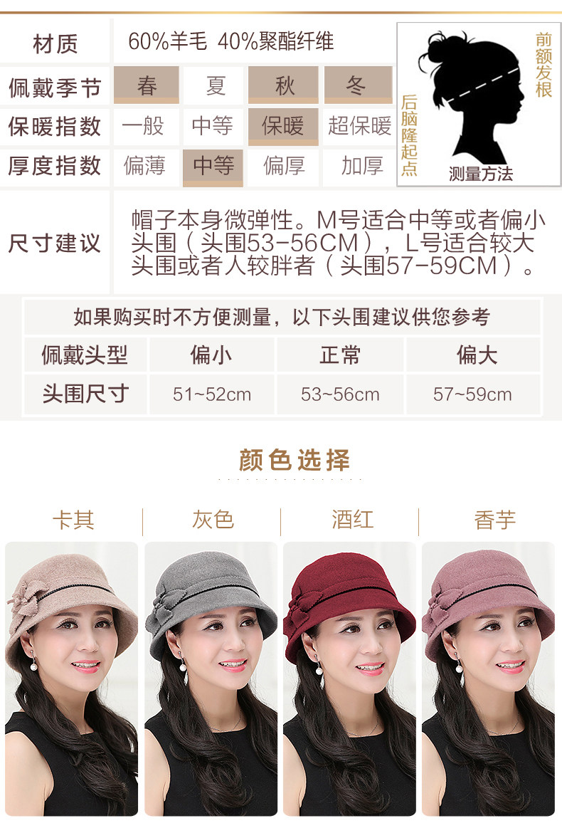 Chapeau pour femme en Poilue - Ref 3233920 Image 9