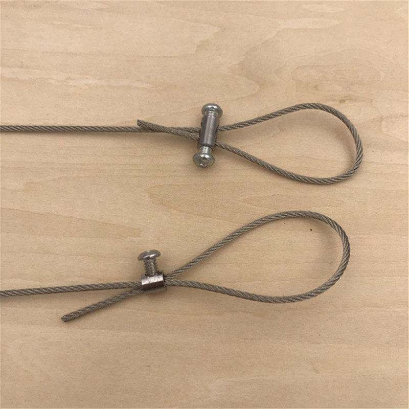 Adjustable tightening lock lock line card line locker lamp sling fastening thin steel wire buckle buckle fixed