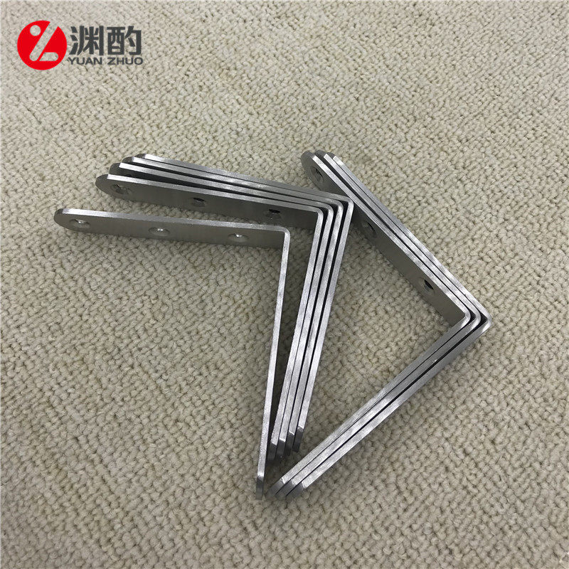 Thickened Stainless Steel Angle Code Right Angle Bracket Nursery Fixed Angle Code Connection Angle Code 90 Degrees Angle Code 100MM Long