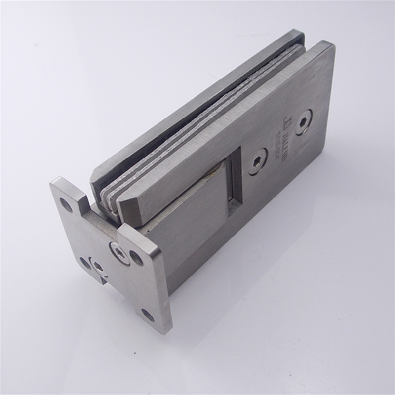 Shower room 304 stainless steel lengthened glass hinges Open door clip no frame glass door 90-degree bathroom clip fixing clip