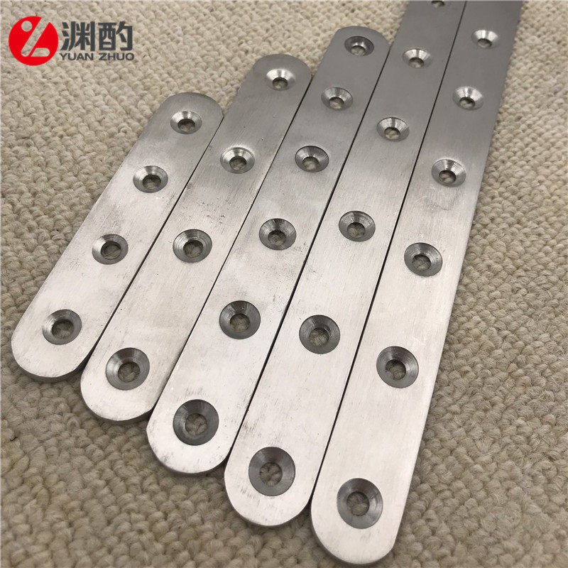 Thickened stainless steel right-angle code laminate bracket furniture connector lengthened flat angle code iron angle code I angle code