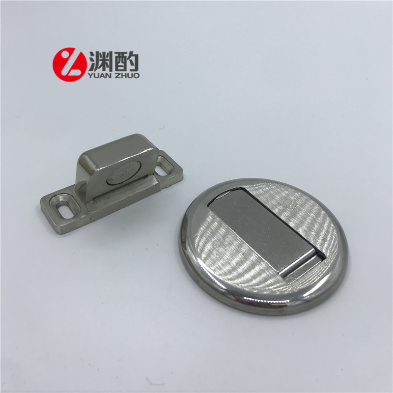Profound zinc alloy invisible door suction punching strong magnetic attraction wall suction door blocking door top dressing room strong magnetic nail anti-bump door touch