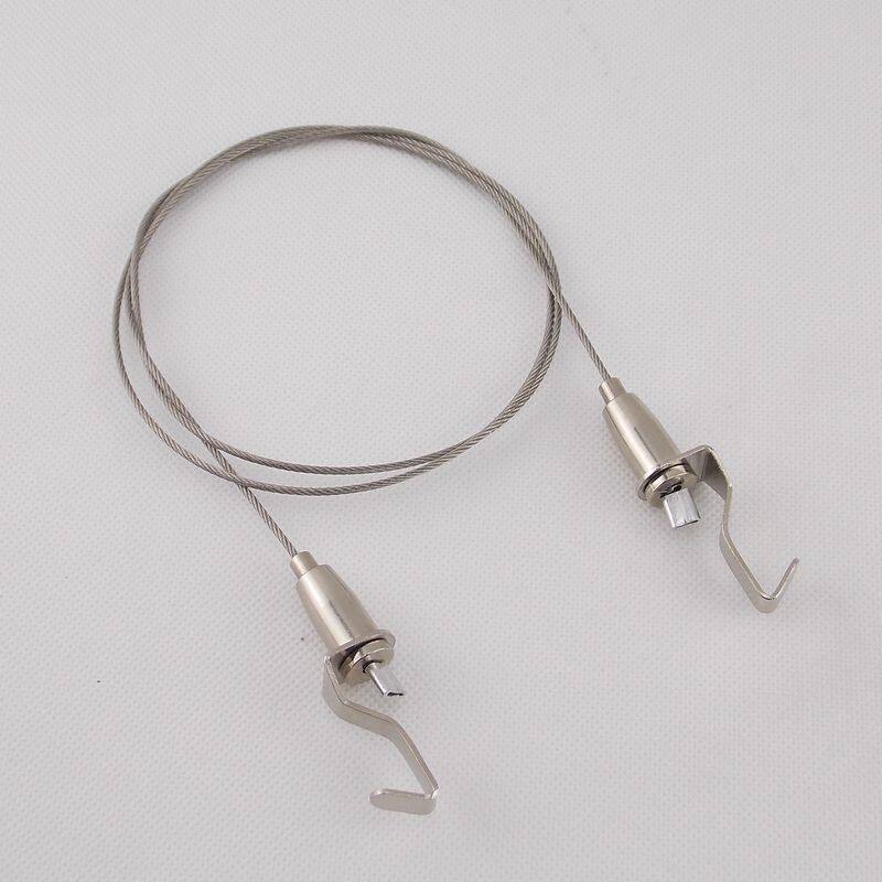Hung Painting Length Hook Adjustable Hung Painting Track Stainless Steel Hanging Illustrator Track Hang Drawing Hook Accessories Steel Wire Hanging Drawing Line