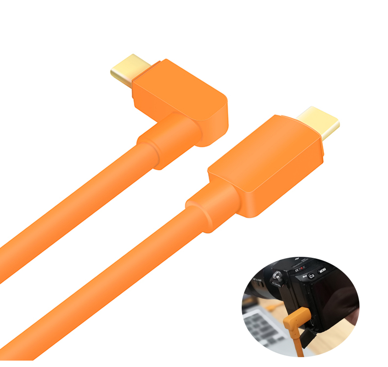 Máy ảnh micro đơn Sony A73 A7R3 A7M3 chụp trực tuyến dòng dữ liệu Fuji X-T3 typec kép 5 mét - Phụ kiện máy ảnh kỹ thuật số túi máy ảnh da