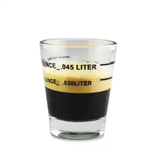 Glass scale measuring cup glass glass Cup (with scale) oz cup small measuring cup 45cc maifine