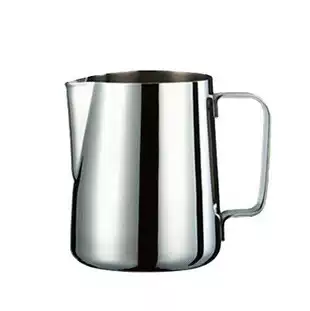 Fancy coffee pull cup cappuccino stainless steel milk cylinder 350cc 1000cc