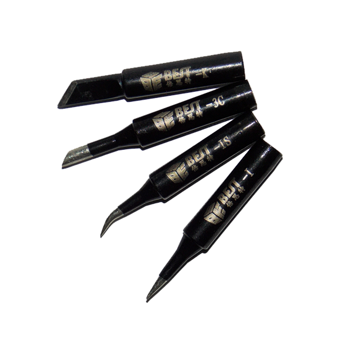 Best 936 knife-edge soldering iron head IS sharp-nosed soldering head 3C horseshoe-shaped soldering iron head knife-shaped soldering iron tip black