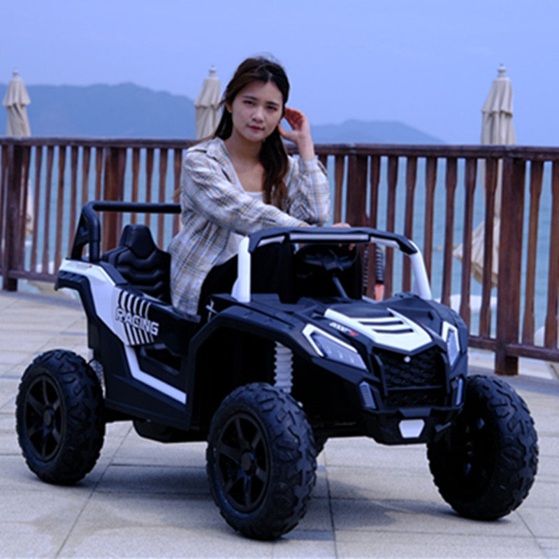 Double parent-child children's electric car can sit on adult four-wheel four-wheel drive remote control off-road children's toy car oversized