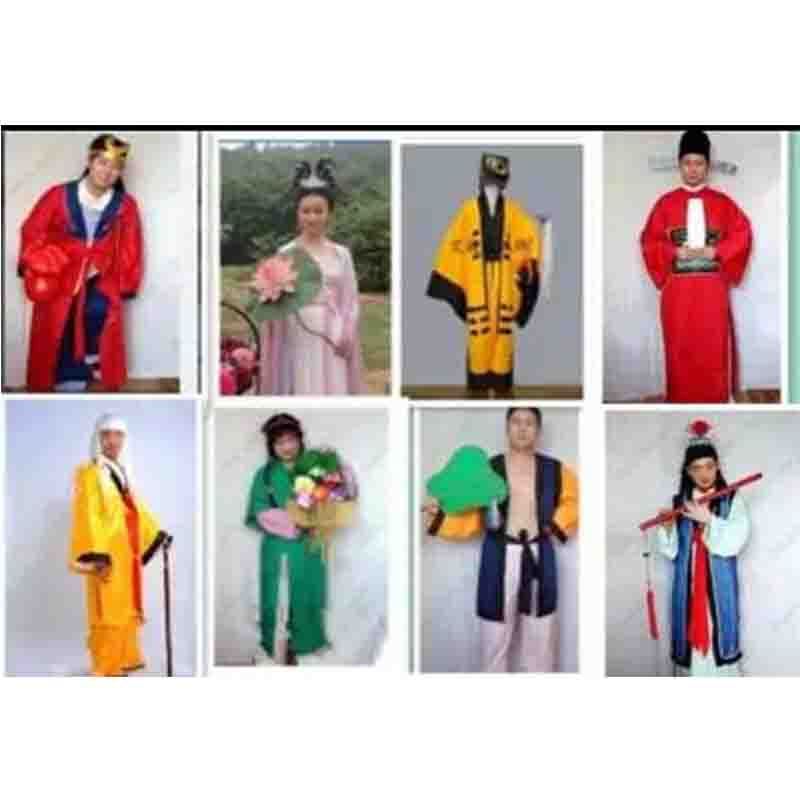 Stage film and television 2021 new eight fairy show costume eight Shanghai antique costume performance costume set