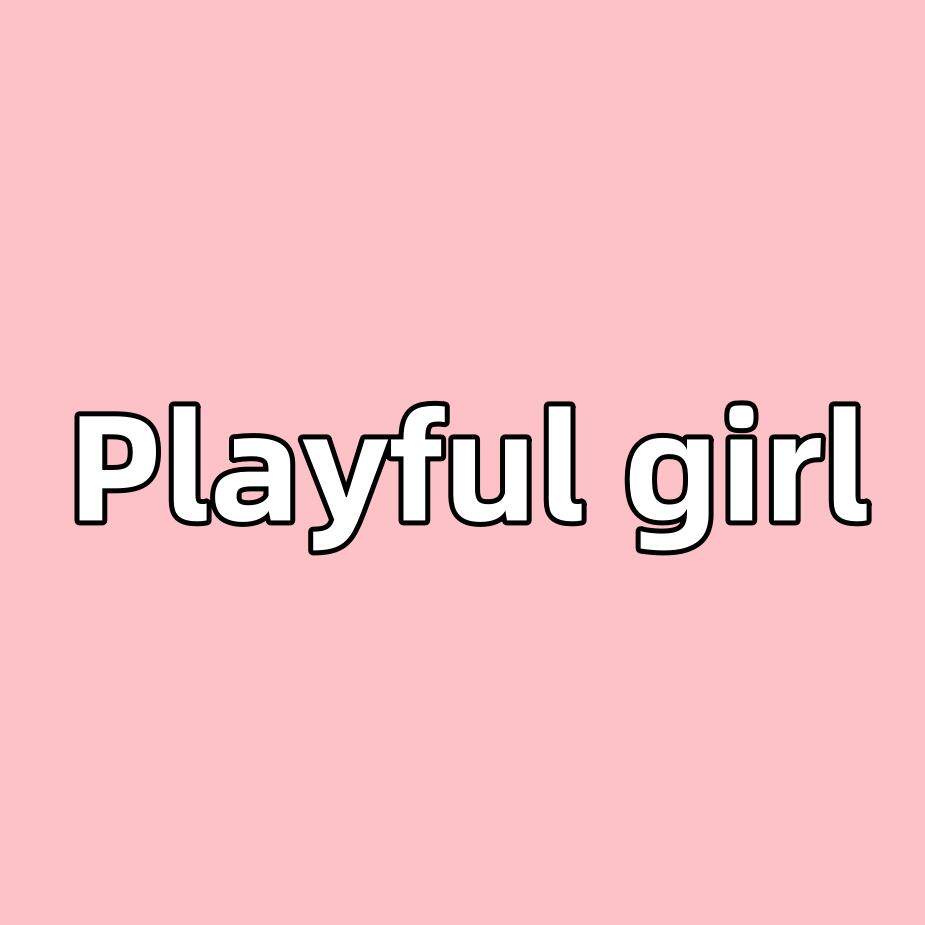 Playful girl