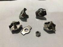 Chain bow shackle 304 stainless steel single clamp wire rope single clamp 6mm