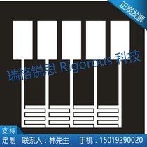 High precision mask version fork finger electrode mask plate stainless steel fork finger electrode mask plate metal mask plate