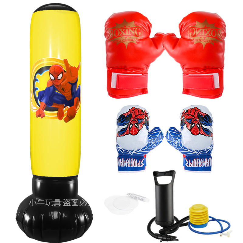 Fitness Children inflatable vertical boxing column, no taekwondo sandbag leaks exercising and thickening play toys