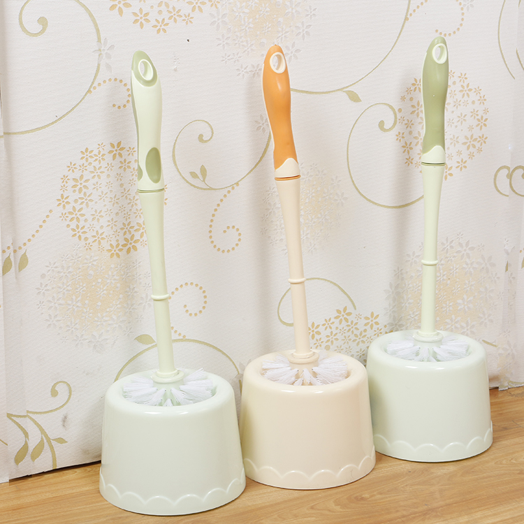 Long Pole Toilet Brush With Base Soft Hair Sanitary Gross Toilet Rack Toilet Brush Suit Round Toilet Cleaning Brush