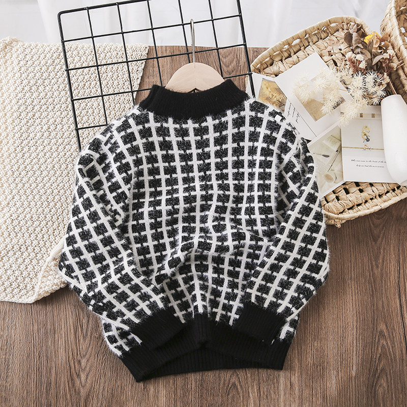 Boy Buffet Fur Coat 2021 Autumn Winter New Thickened Trekage Hooded Cardiovert Children Beat-up Kid Tide