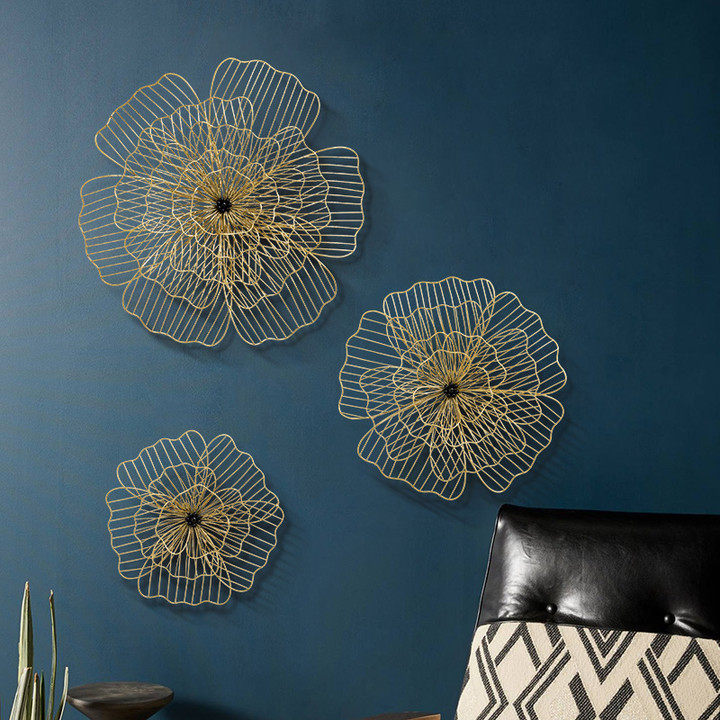 Nordic metal wall decoration wall decoration wall of sofa background wall TV wall decoration European iron wall