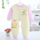 Quần áo sơ sinh dính liền 0-3-6 tháng quần áo leo núi mùa thu và mùa đông bé ấm áp mùa xuân và mùa thu cotton quần áo bé thoi trang tre em cao cap