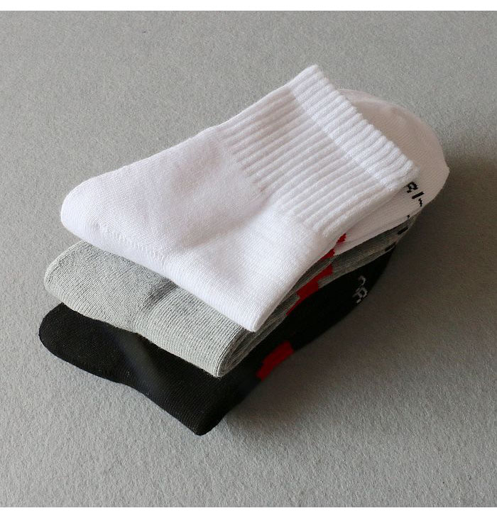 Điểm trái và phải LR dày khăn dưới đáy chuyên nghiệp thể thao màu trắng vớ nam cotton thấm mồ hôi khử mùi cầu lông bóng rổ - Vớ nam tất nam giá rẻ