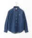 Japanese Trendy Brand Autumn and Winter Simple Classic Solid Color Workwear Retro Women's Denim Shirt Long-Sleeved Shirt Danton