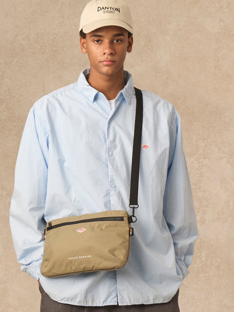 Japanese Trendy Brand Spring/Summer New Versatile Outdoor Zipper Camping Mountain-Style Workwear Retro Single Shoulder Crossbody Bag Danton