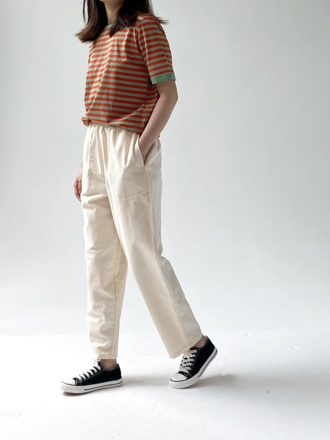 Japanese Order Autumn and Winter New Classic Solid Color Drawstring Elastic Waist Casual Pants Loose Women's Carrot Pants Danton