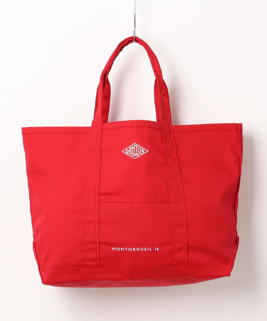 Japanese Trendy Brand Spring/Summer New Vintage Workwear Canvas Embroidered Tote Women's Shoulder Handbag Danton